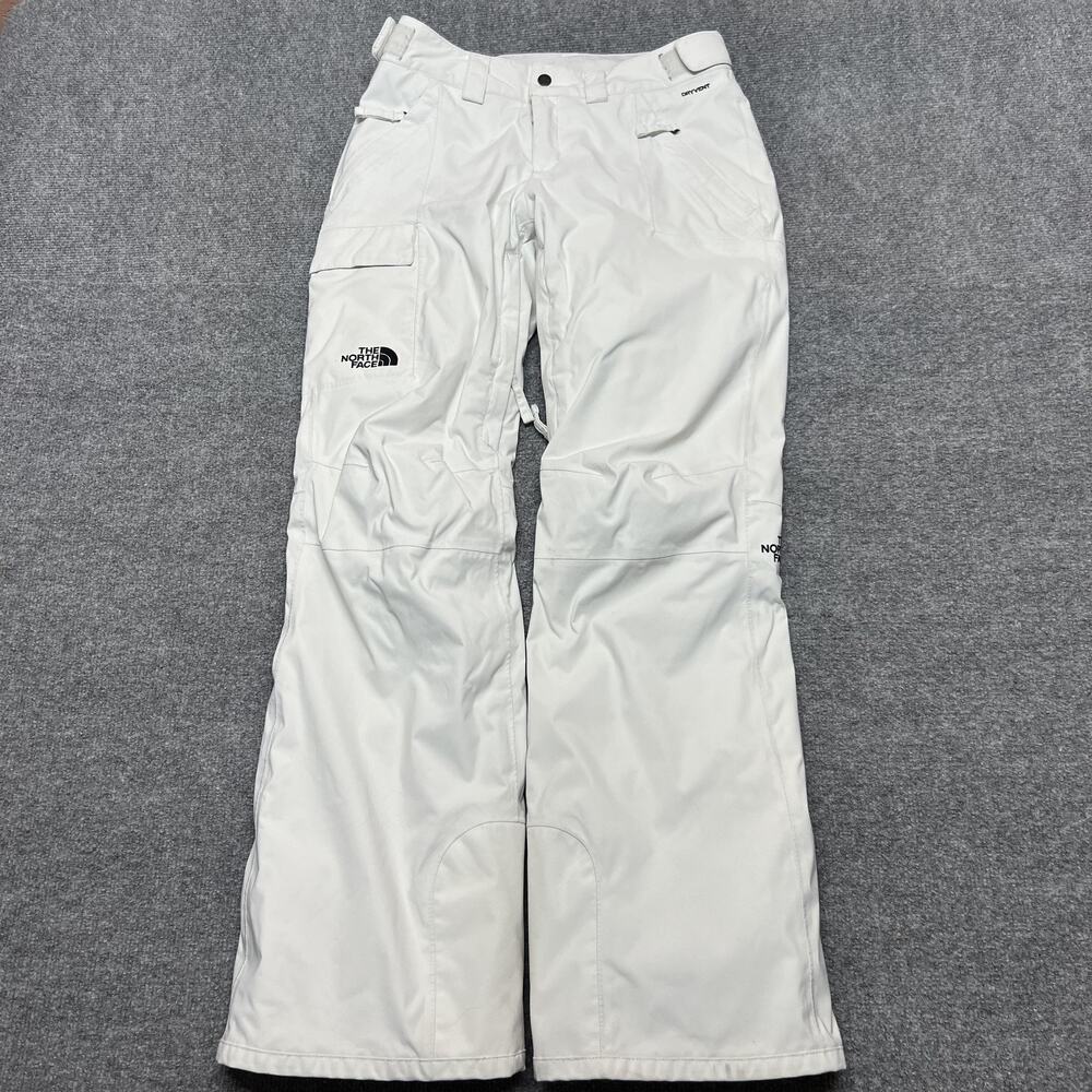 The North Face Snow Pants Womens S White DryVent Insulated Ski Warm Waterproof
